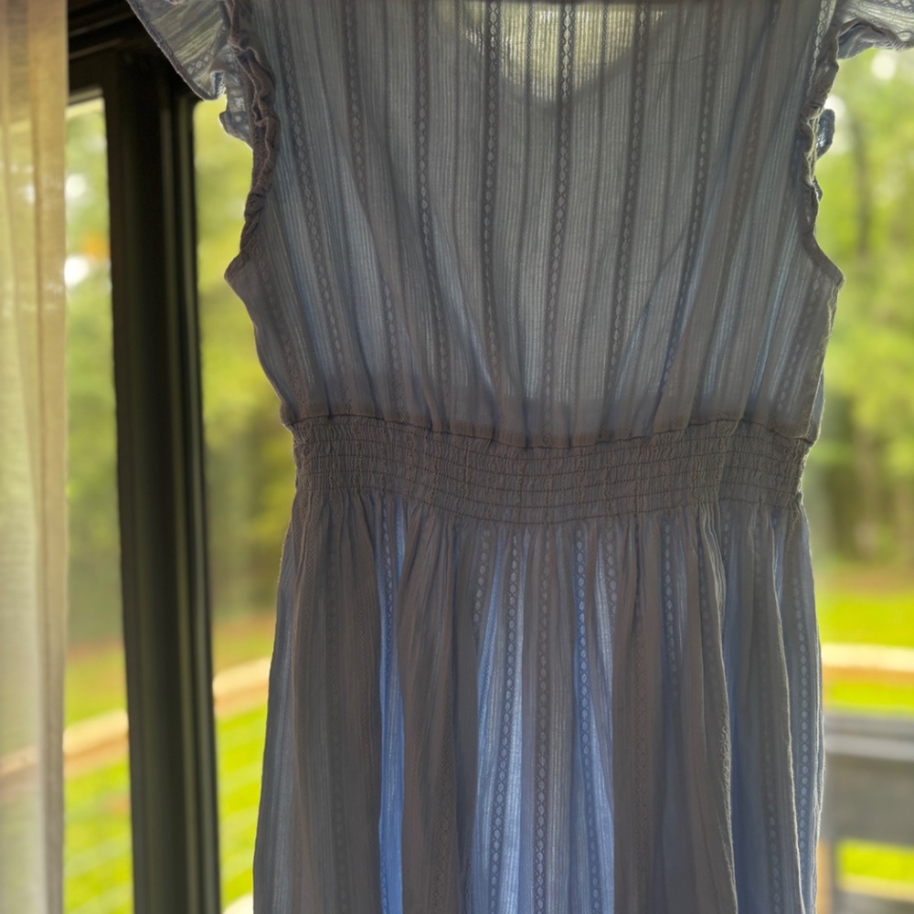 Spring blue dress - Picture 2 of 3